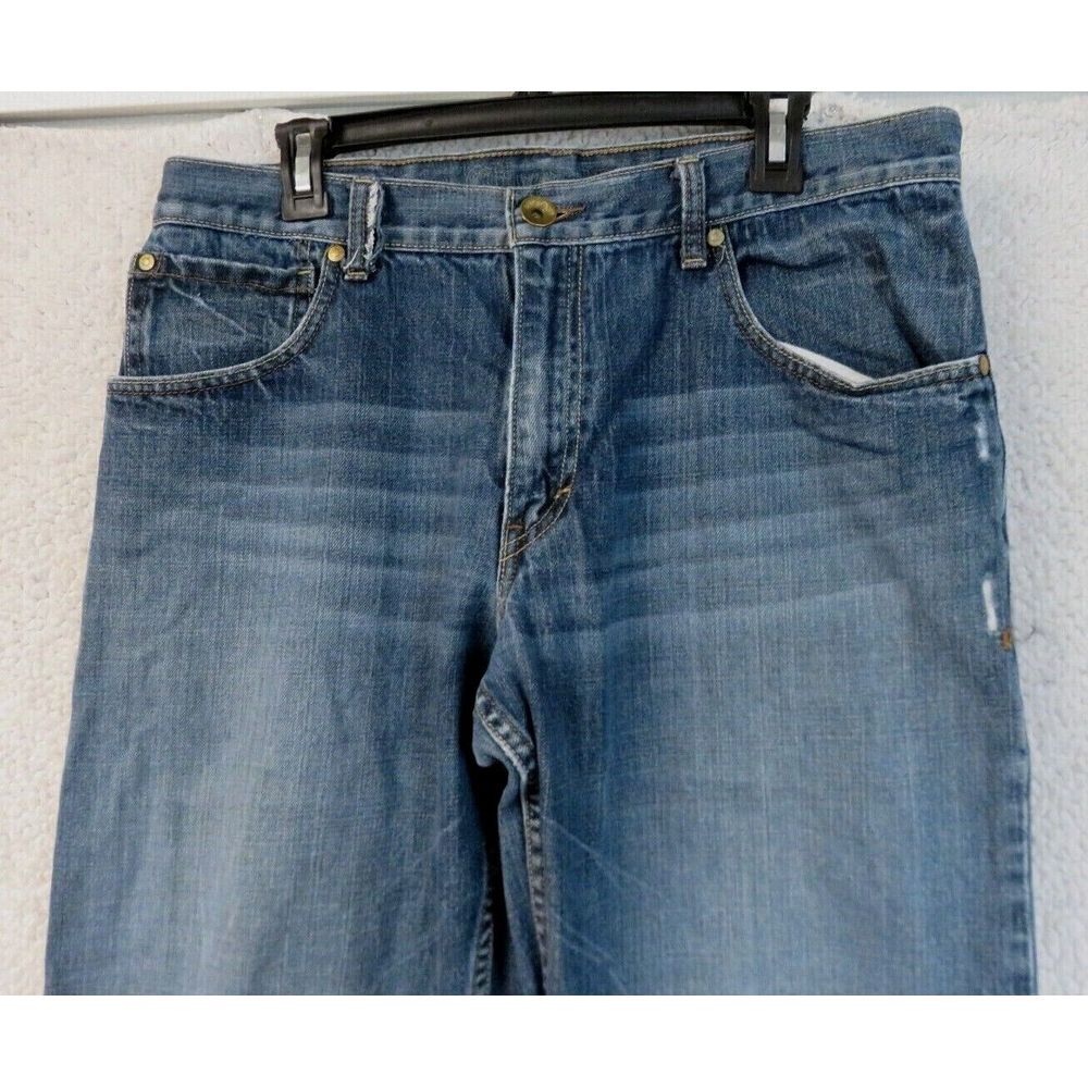 Mens Levis SilverTab Baggy Fit Jeans Size‎ 34x32 Blue Cotton Denim Y2K Vintage - Picture 3 of 11